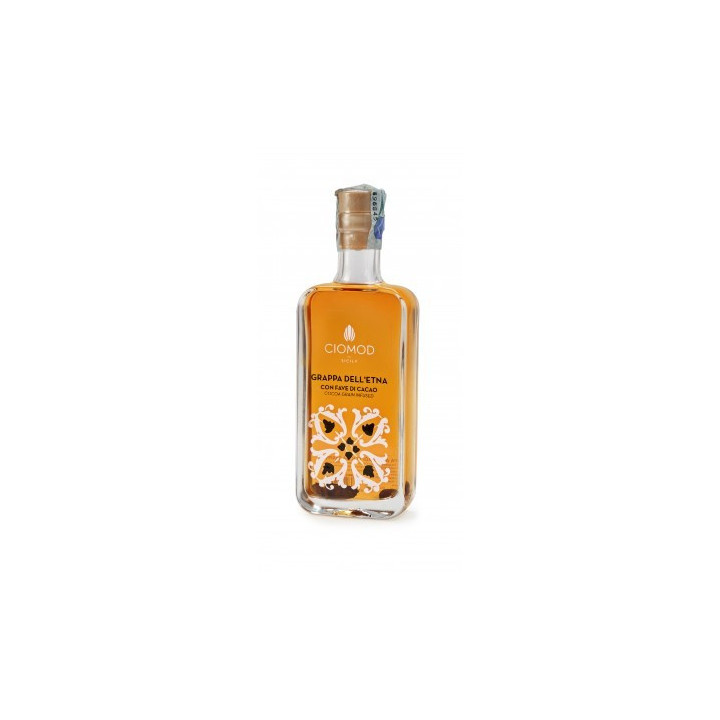 grappa dell'etna con fave di cacao ciomod - Verdurazon.it liquori
