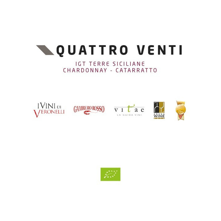 Quattroventi IGT Chardonnay Catarratto BIOLOGICO
