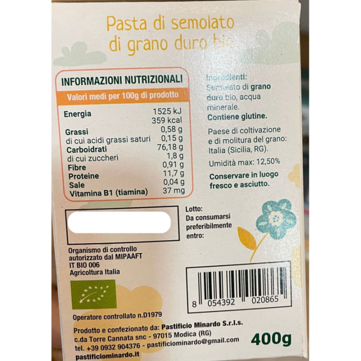 Corallini di Grano Duro Russello BIO