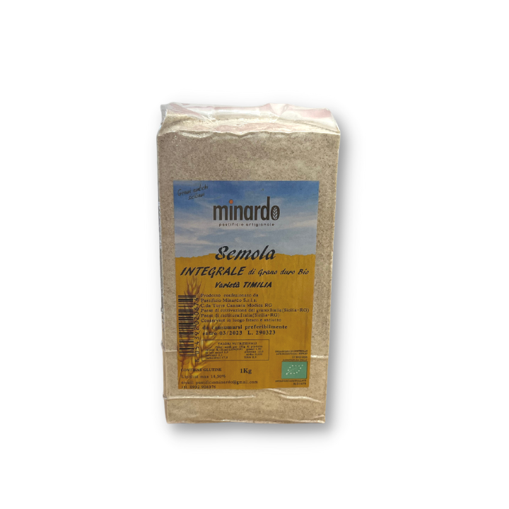 Semola Integrale di Grano Duro Timilia BIO - prodotti tipici siciliani grani antichi
