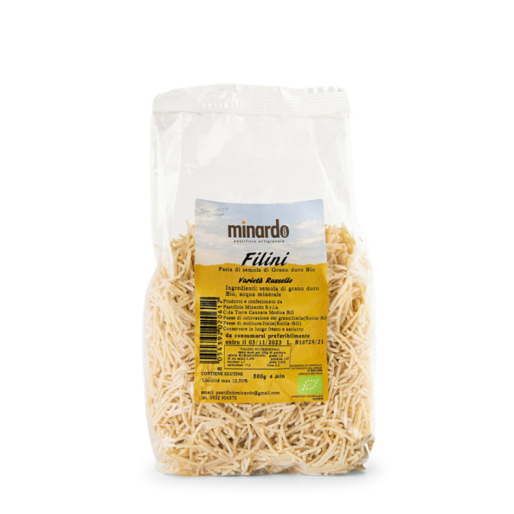 Filini di Grano Duro Russello BIO - prodotti tipici siciliani online