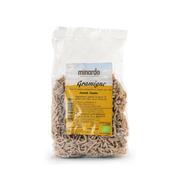Gramigne Integrali di Grano Duro Timilia BIO - prodotti tipici siciliani online