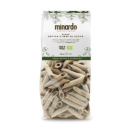 Penne con Ortica e Semi di Zucca di Grano Duro Russello BIO - pasta di antichi grani siciliani