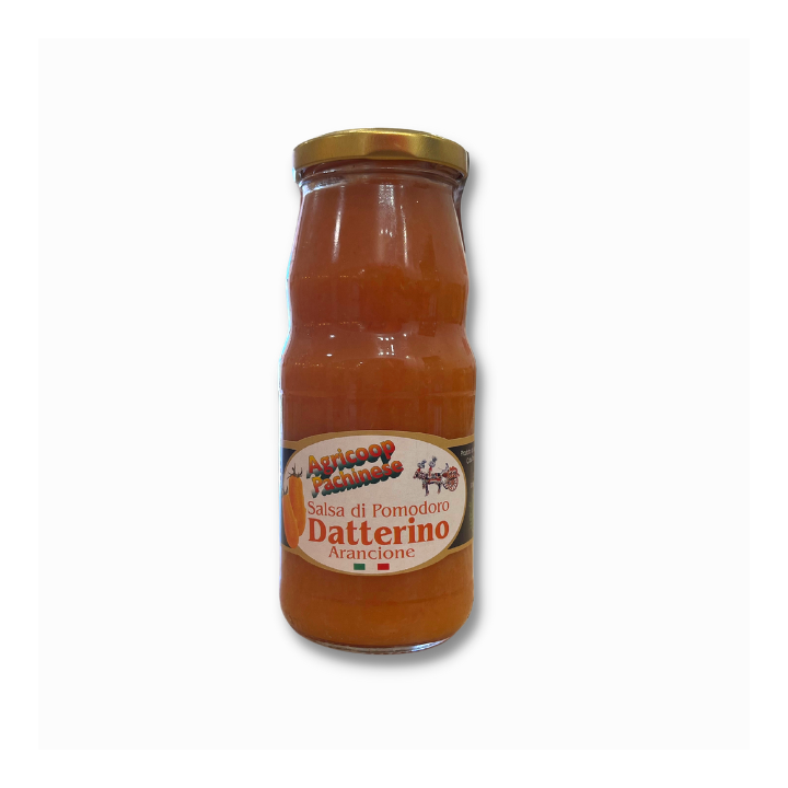 Salsa di pomodoro datterino arancione - la casa del pomodoro