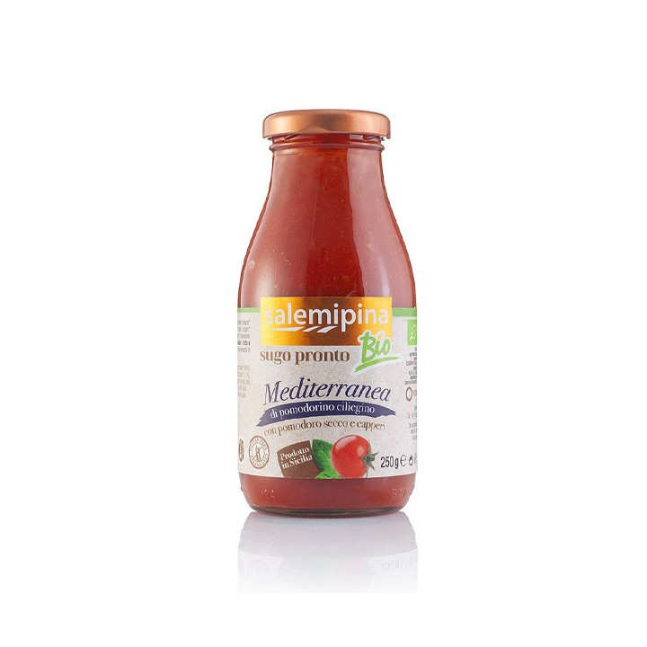Sugo di pomodoro Ciliegino alla Mediterranea BIO Salemi Pina