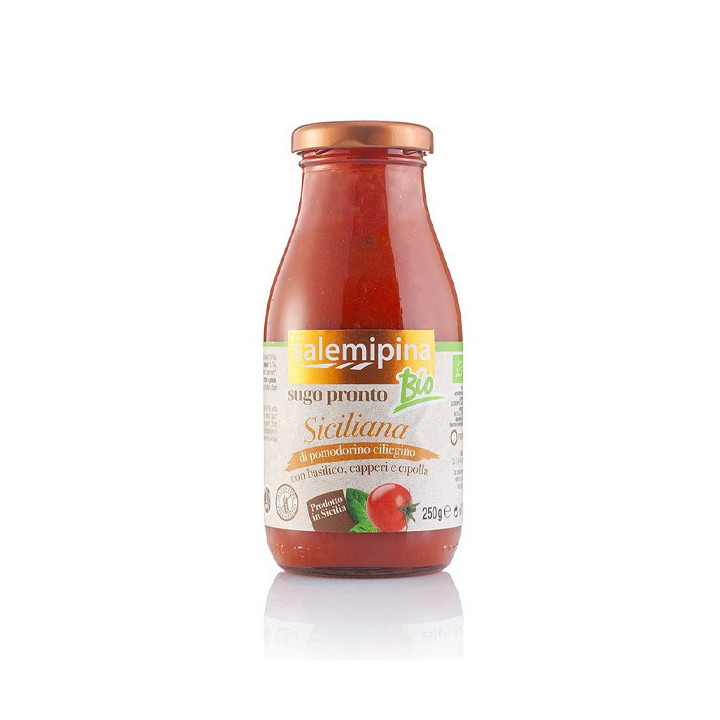 Sugo di pomodoro Ciliegino alla Siciliana BIO Salemi Pina