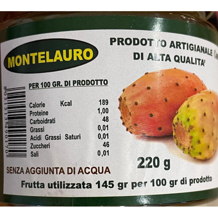 Confettura di Fichi d'India Montelauro - la casa del pomodoro. prodotti tipici siciliani online