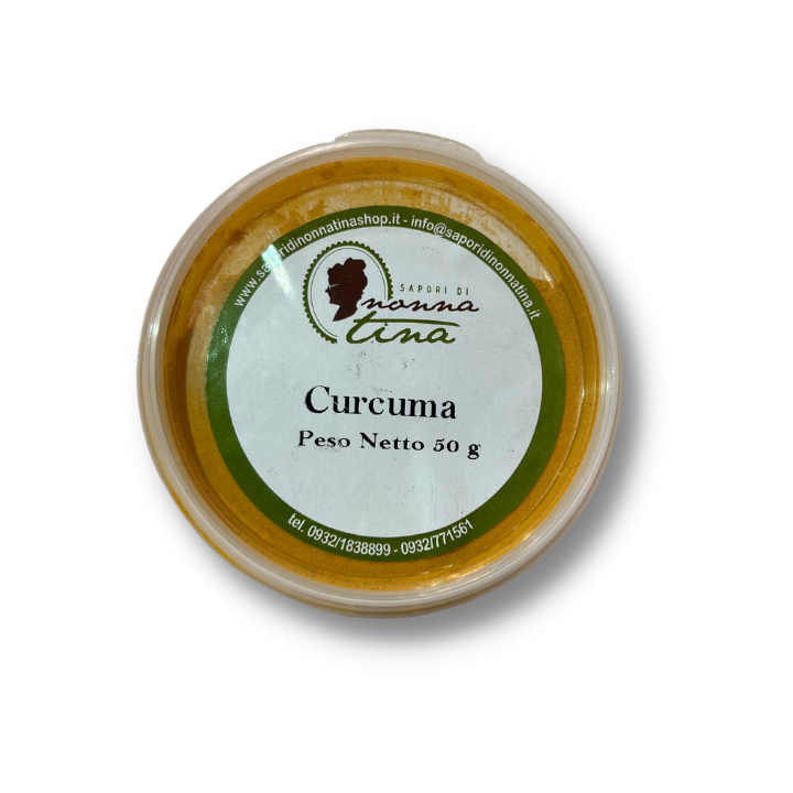Curcuma 50g Nonna Tina - la casa del pomodoro prodotti tipici siciliani marzamemi