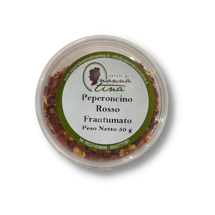 Peperoncino Frantumato 50g Nonna Tina - la casa del pomodoro marzamemi