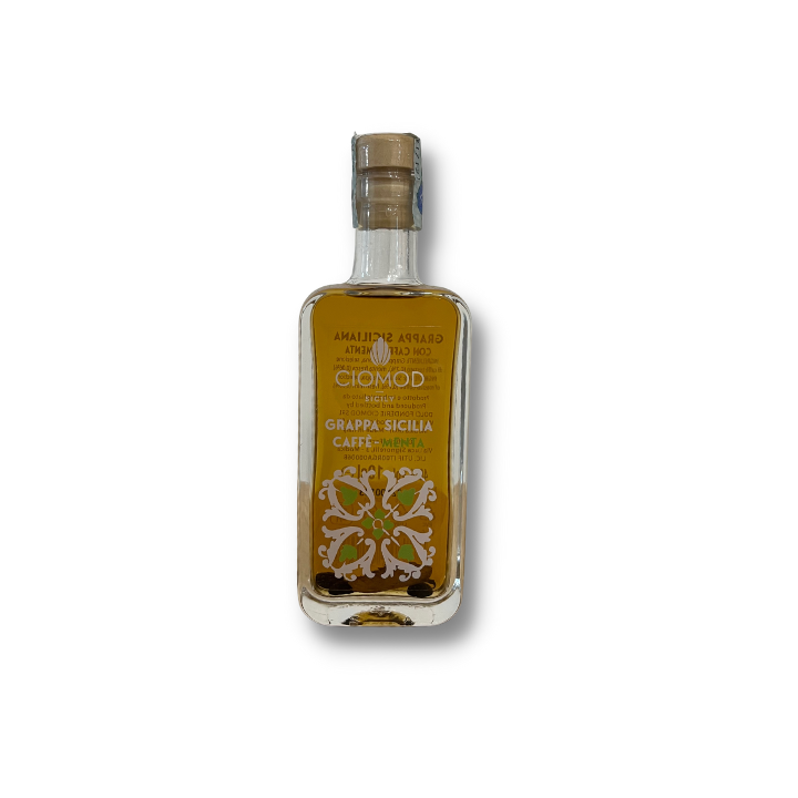 Grappa dell'Etna con Caffè e Menta Ciomod