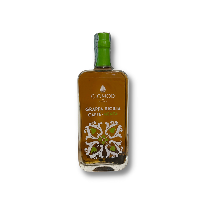 Grappa dell'Etna con Caffè e Menta Ciomod