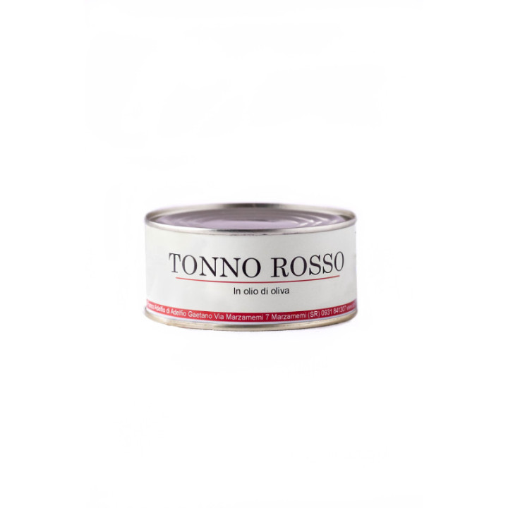tonno rosso in olio d'oliva