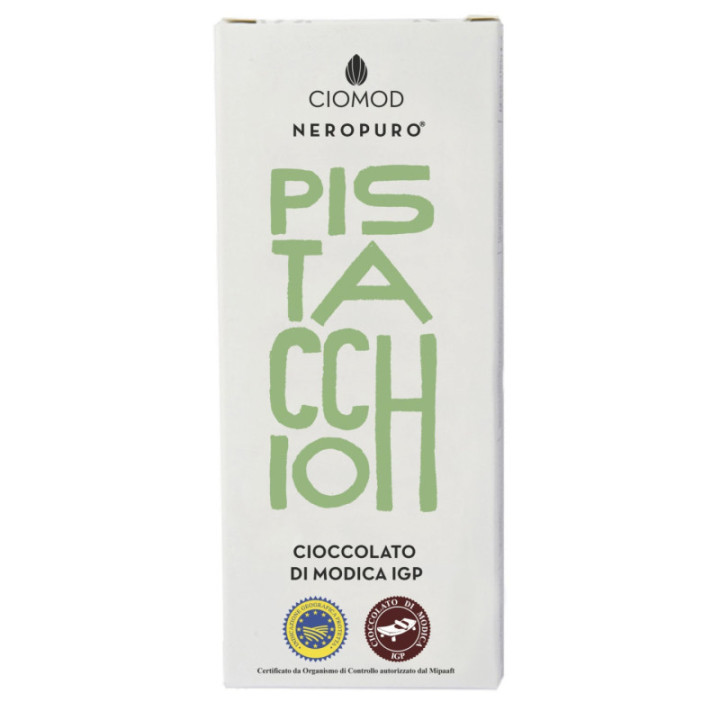 CIOCCOLATO DI MODICA IGP AL "PISTACCHIO"