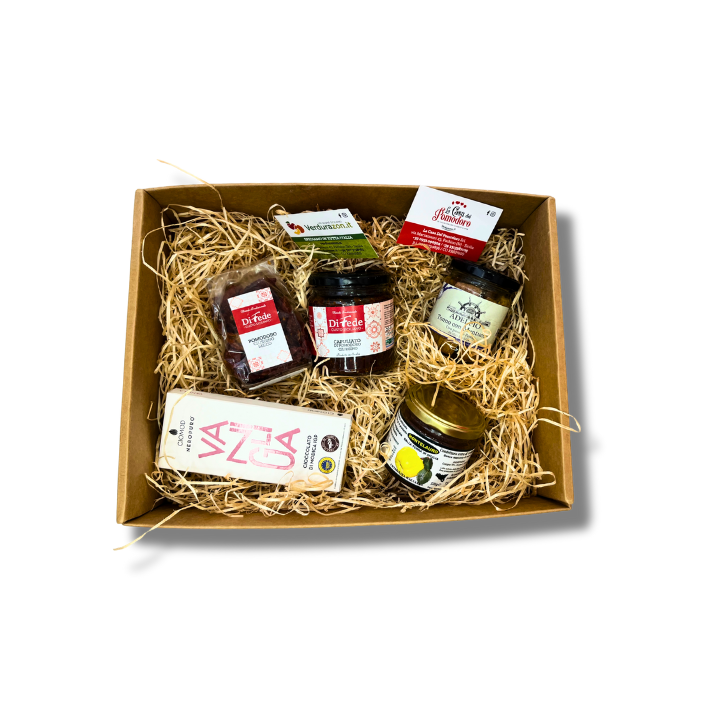 Marinda - Ceste regalo natalizie della Casa del Pomodoro marzamemi