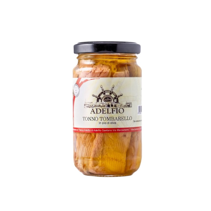 Filetti di Tonno Tombarello vaso 200g Adelfio