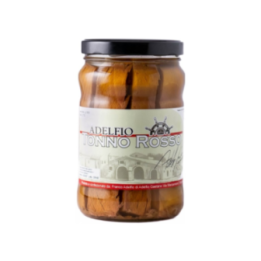 Tonno Rosso in olio d'oliva vaso vetro 1650g Adelfio