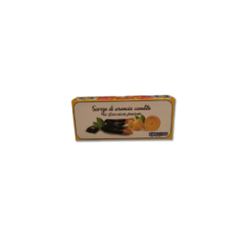 Scorze di Arancia Candite ricoperte di Cioccolato Alcantara Biscotti