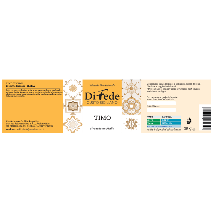 Timo 35g Di Fede